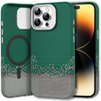 Carcasă pentru iPhone 14 Pro, cadru Kickstand, pentru MagSafe, Sand Green