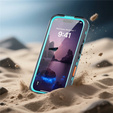 Husă pentru iPhone 17, impermeabilă IP68, SHELLBOX MagSafe, albastru