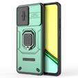 Husă pentru Realme C67 4G, KickStand Camera Lens, verde