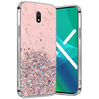 Huse pentru Xiaomi Redmi 8A, Glittery, roz