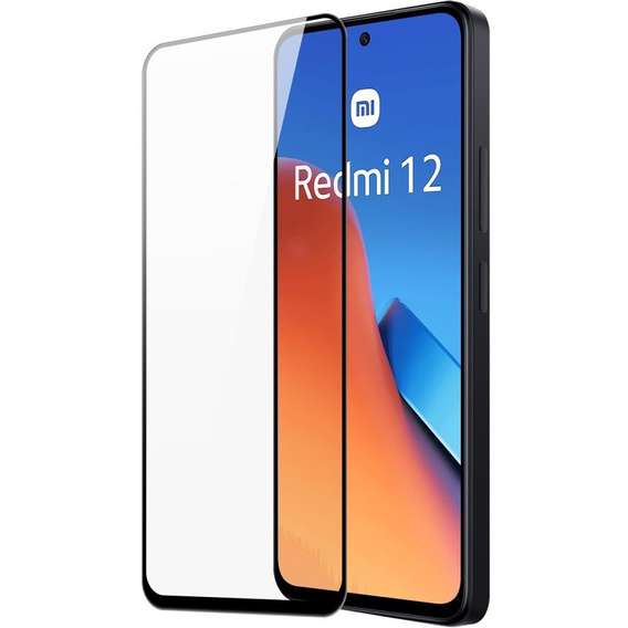 Sticlă temperată pentru Xiaomi Redmi 12 4G, Dux Ducis ecran complet, negru