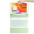 Carcasă + tastatură iPad 10.2 7/8/9 gen 2019/2020/2021, Keyboard Cover Pen Slot, verde