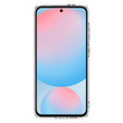 Carcasă MagSafe Spigen pentru Samsung Galaxy S24 FE, Ultra Hybrid, transparent / alb + 9H Tempered Glass