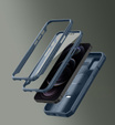 Husă blindată pentru iPhone 12 / iPhone 12 Pro, Dexnor CamProtect MagSafe, albastru închis (Două rame)