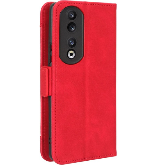 Cu clapetă pentru Honor 90, Card Slot, roșu