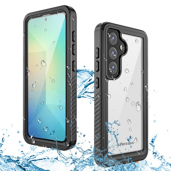 Husă impermeabilă IP68 pentru Samsung Galaxy S25, negru