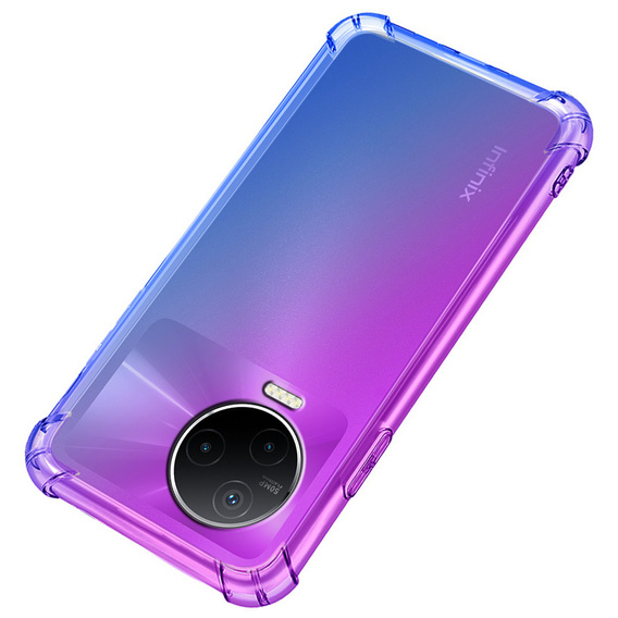 Husa pentru Infinix Note 12 2023, Gradient Dropproof, Violet / albastru