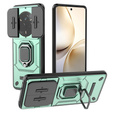 Husă blindată pentru Realme 14 Pro 5G, CamShield Slide, verde