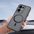 Husă pentru Oppo Reno 13, pentru MagSafe, ERBORD Matt Case, negru