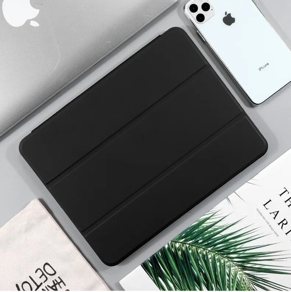 Husă pentru iPad Air 13" 2025/2024 (7/6 gen.), Smartcase cu spațiu pentru stylus, negru