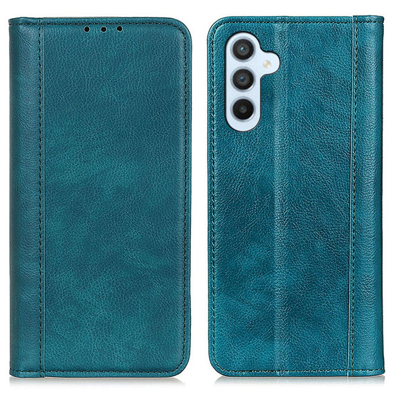 Huse pentru Samsung Galaxy A36 5G, Wallet Litchi Leather, verde