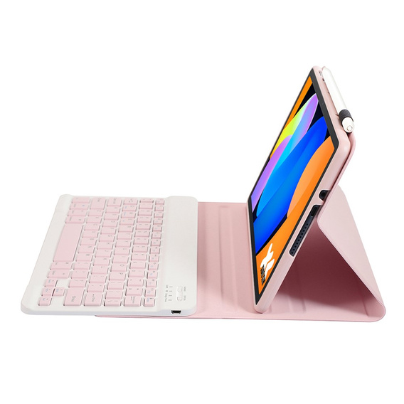Tastatura Bluetooth pentru Lenovo Idea Tab 11" 2025 TB336FU TB336ZU, roz