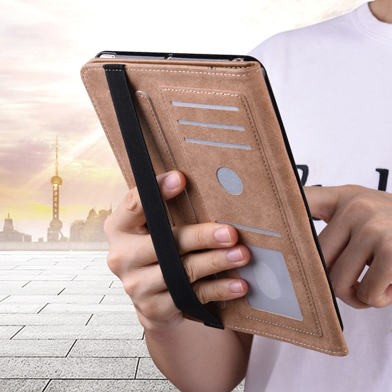 Husă pentru Lenovo Tab P11 Pro Gen 2 TB132FU TB132XU 11.2", Classic, cu spațiu pentru stylus, albastru închis
