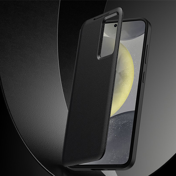 Husă tip portofel Smart View pentru Samsung Galaxy S26, negru