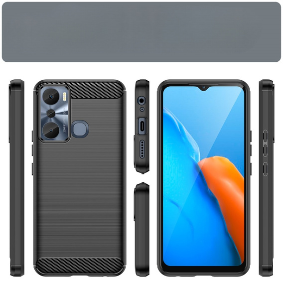 Huse pentru Infinix Hot 20i, Carbon, negru