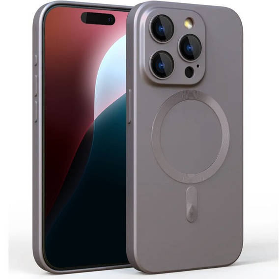 Husă pentru iPhone 16 Pro Max, ColorMag, pentru MagSafe, gri
