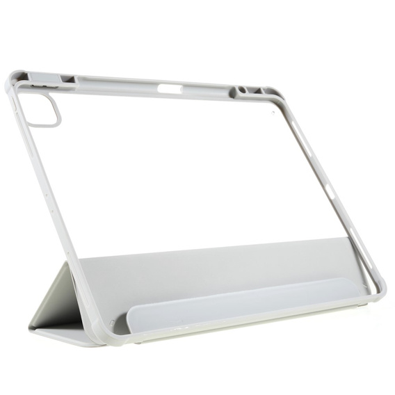 Husă pentru iPad Pro 12.9" 2022/2021/2020 (6/5/4 gen.), Smartcase Hybrid, cu spațiu pentru stylus, gri