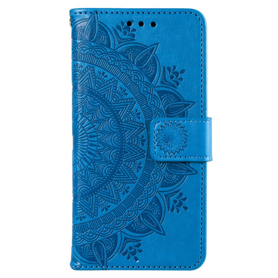 Cu clapetă pentru Xiaomi Redmi A3, Mandala, albastru