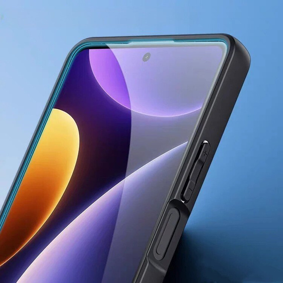 Carcasă pentru Xiaomi Redmi Note 13 Pro 4G / Xiaomi Redmi Note 14S / Xiaomi Poco M6 Pro 4G, Fusion Hybrid, cu protecție pentru camera foto, transparent / negru