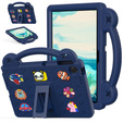 Husă pentru copii pentru Lenovo Tab TB311FU, Cute Patterns, cu suport, albastru închis