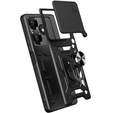 Husă blindată pentru Realme GT 6 / 6T, CamShield Slide, negru