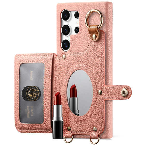 Huse pentru Samsung Galaxy S25 Ultra, GKK Leather, negru