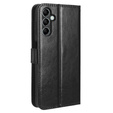 Cu clapetă pentru Samsung Galaxy M34, Crazy Horse Wallet, negru