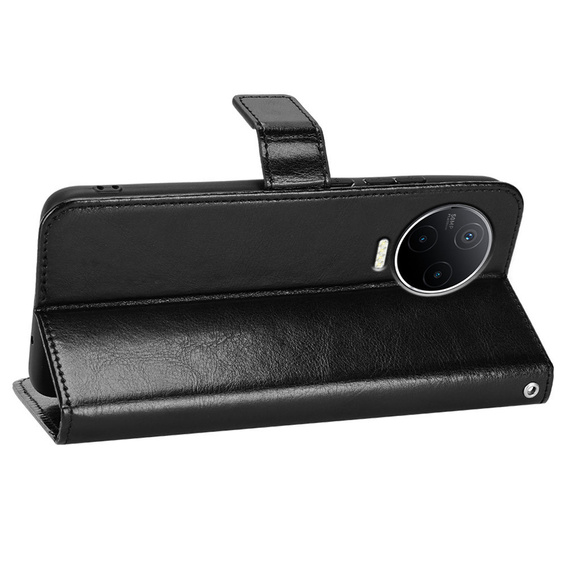 Cu clapetă pentru Infinix Note 12 2023, Wallet, negru