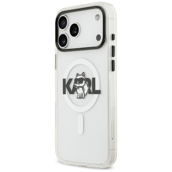 Husă Karl Lagerfeld IML Choupette MagSafe pentru iPhone 17 Pro