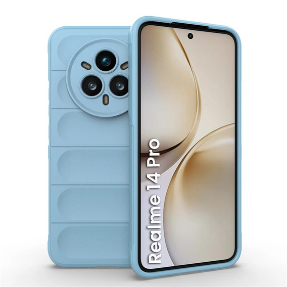 Huse pentru Realme 14 Pro 5G, Gaming Shockproof, albastru