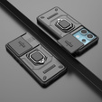 Husă pentru Xiaomi Redmi Note 13 Pro 5G, KickStand Camera Lens, negru