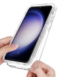 Carcasă pentru Samsung Galaxy S23 FE, Shockproof, cu folie, transparentă
