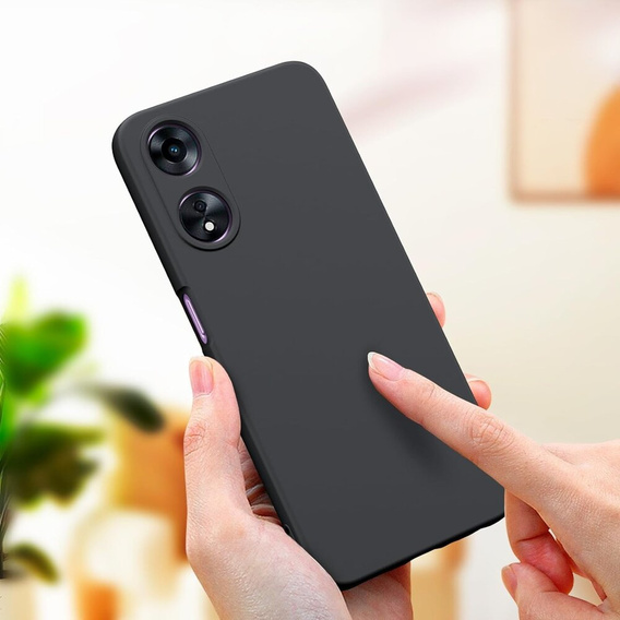 Husa pentru Oppo A38 4G / Oppo A18 4G, Silicone Lite, negru