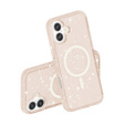 Husă pentru iPhone 17, pentru MagSafe, glitter, aur translucid