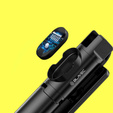 Selfie stick cu funcție de trepied și telecomandă Bluetooth, pentru smartphone-uri cu lățimea între 6,5 cm și 9,5 cm