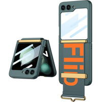 Husă pentru Galaxy Z Flip 5, Strap Cover, verde