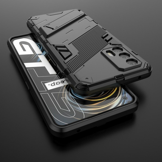 Husa pentru Realme GT 5G, Military kickstand, albastru