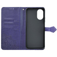 Cu clapetă pentru Oppo A38 4G / Oppo A18 4G, Mandala, violet