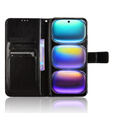 Cu clapetă pentru Infinix Hot 50 4G, Crazy Horse Wallet, negru