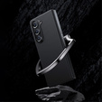 Carcasa BENKS Kevlar pentru Samsung Galaxy Z Fold5 5G, pentru MagSafe, Carbon Fiber, negru