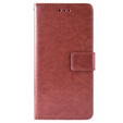 Cu clapetă pentru Infinix Hot 11s, Crazy Horse Wallet, maro