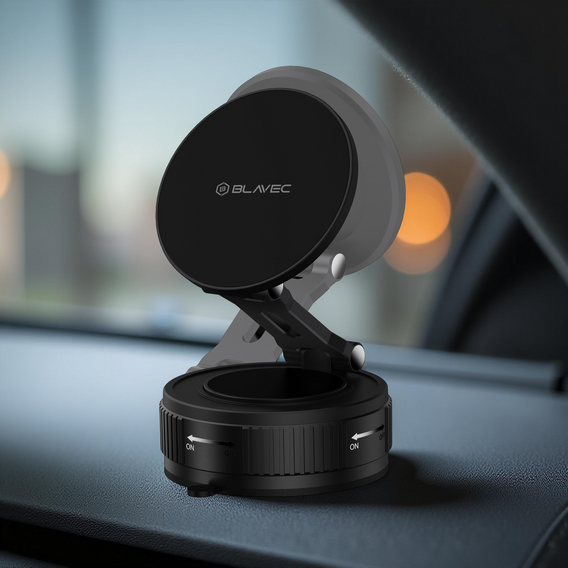 Suport magnetic pentru telefon în vid, pentru smartphone-uri cu MagSafe și carcase magnetice