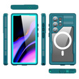 Husă impermeabilă pentru Samsung Galaxy S24 Ultra, Redpepper, pentru MagSafe, albastru