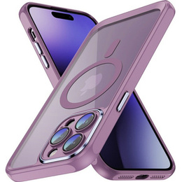 Husă pentru iPhone 14 Pro Max, ERBORD Impact Guard, MagSafe, violet