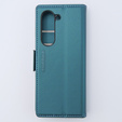 Husă pentru Samsung Galaxy Z Fold 5 5G, ERBORD Glossy Litchi, portofel cu clapetă, verde