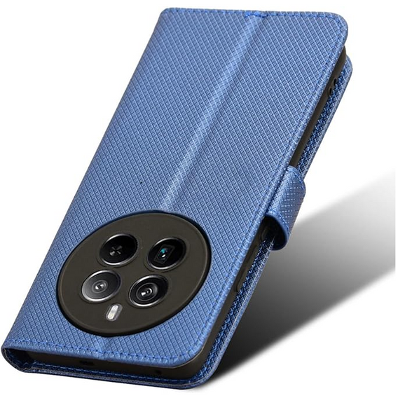 Cu clapetă pentru Realme 12 Pro 5G / 12 Pro+ 5G, Wallet Smart Magnet, albastru