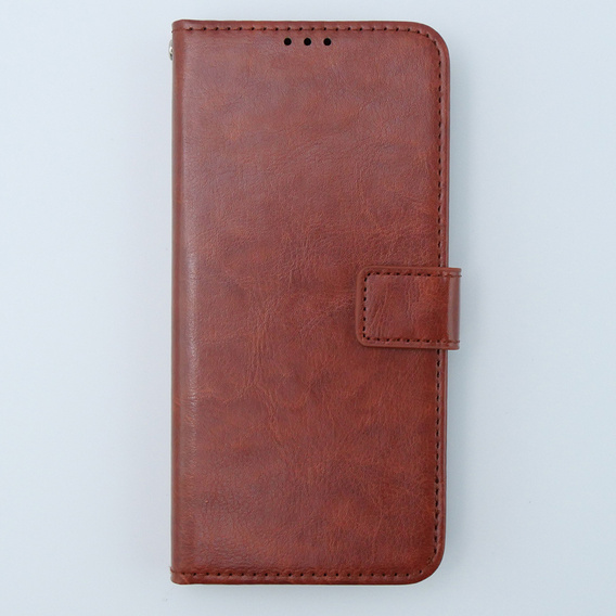 Cu clapetă pentru Motorola Moto G54 5G, Crazy Horse Wallet, maro