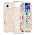Husă pentru iPhone Air, pentru MagSafe, glitter, aur translucid
