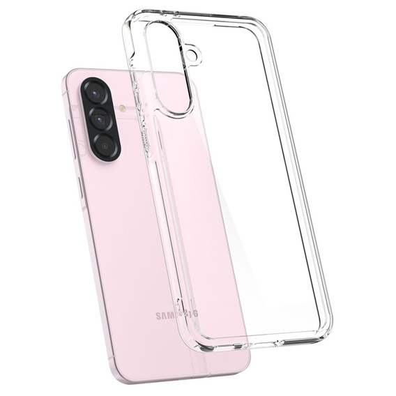 Carcasa Spigen pentru Samsung Galaxy A56 5G, Ultra Hybrid, transparentă + sticlă temperată 9H