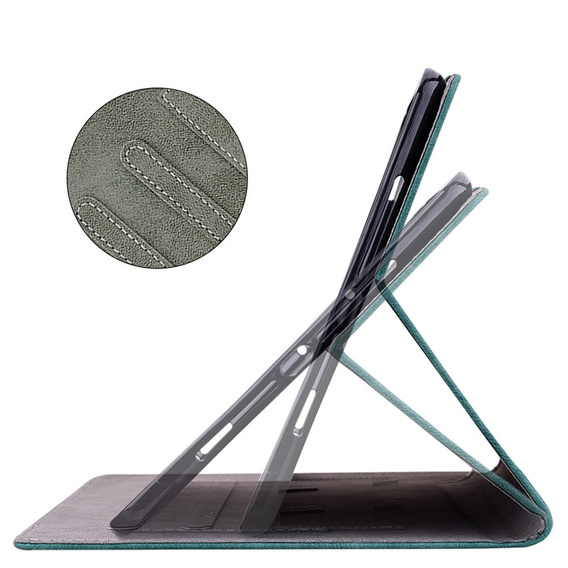 Huse pentru Samsung Galaxy Tab S9, Wallet Pen Slot, albastru